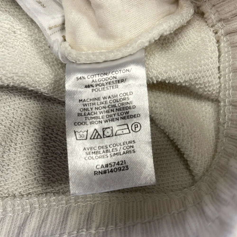 Lou & Grey LOFT Cream Drawstring Shorts - Size L - Picture 5 of 9